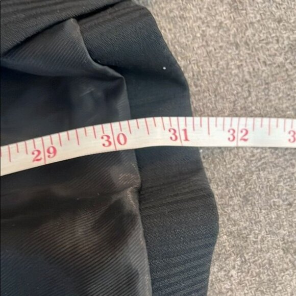 Black Tailored Suit Jacket With Notched Lapels - Picture 7 of 7